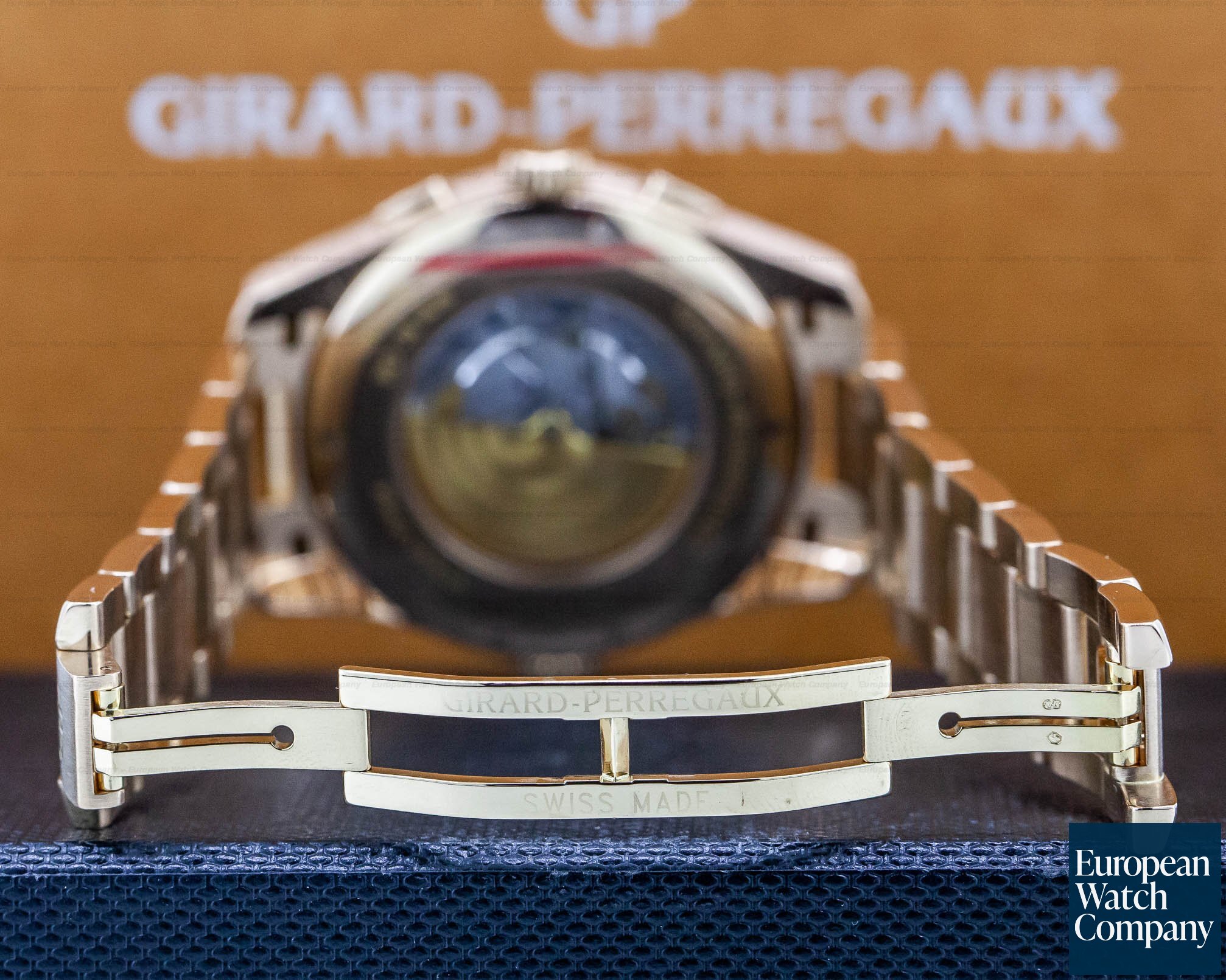 Girard Perregaux World Time WW.TC Chronograph 18K Rose Gold 43MM Ref. 49800-5-52-1041