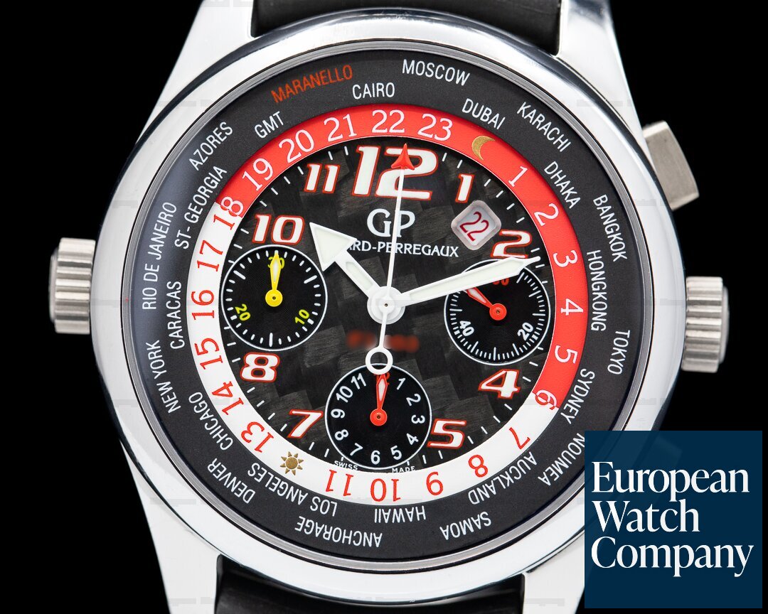 Girard Perregaux World Time WW.TC Ferrari Titanium Ref. 49800