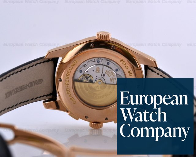Girard Perregaux World Time WW.TC 18K Rose Gold Chronograph 43MM Ref. 49805-52-251-BACA