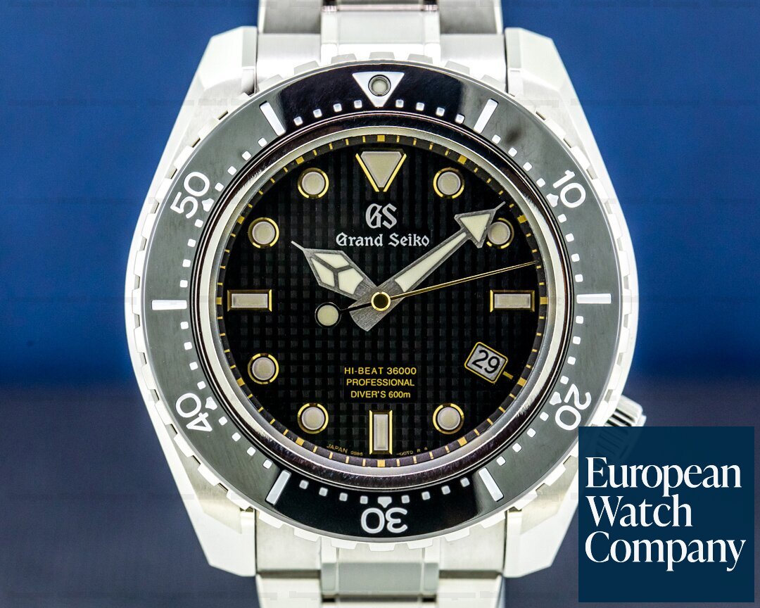 Grand Seiko SBGH255 Hi-Beat 36000 Professional 600M Diver's Titanium  (37384) | European Watch Co.