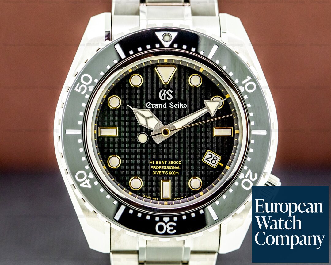 Grand Seiko SBGH255 Hi-Beat 36000 Professional 600M Diver's Titanium  (37978) | European Watch Co.