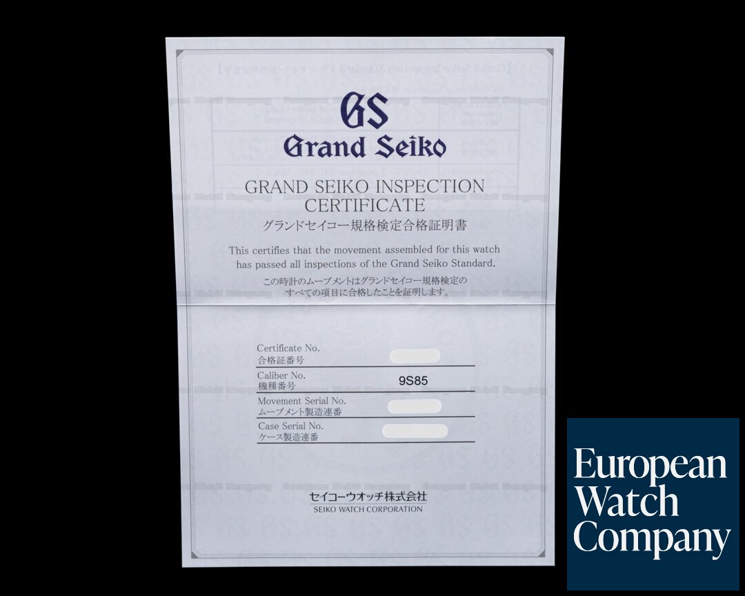 Grand Seiko Grand Seiko Hi Beat 36000 Anniversary Limited Edition Ref. SBGH267