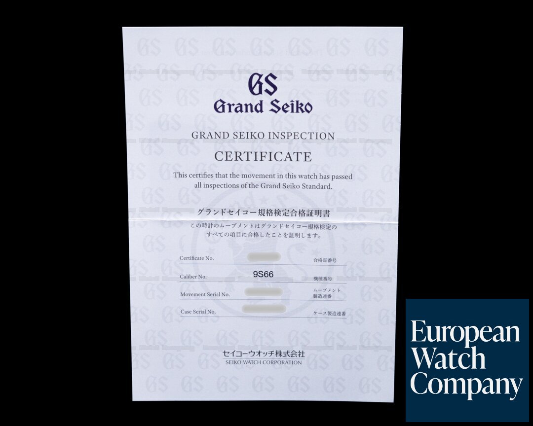 Grand Seiko Grand Seiko GMT SBGM235 9S 20th Anniversary LE Ref. SBGM235
