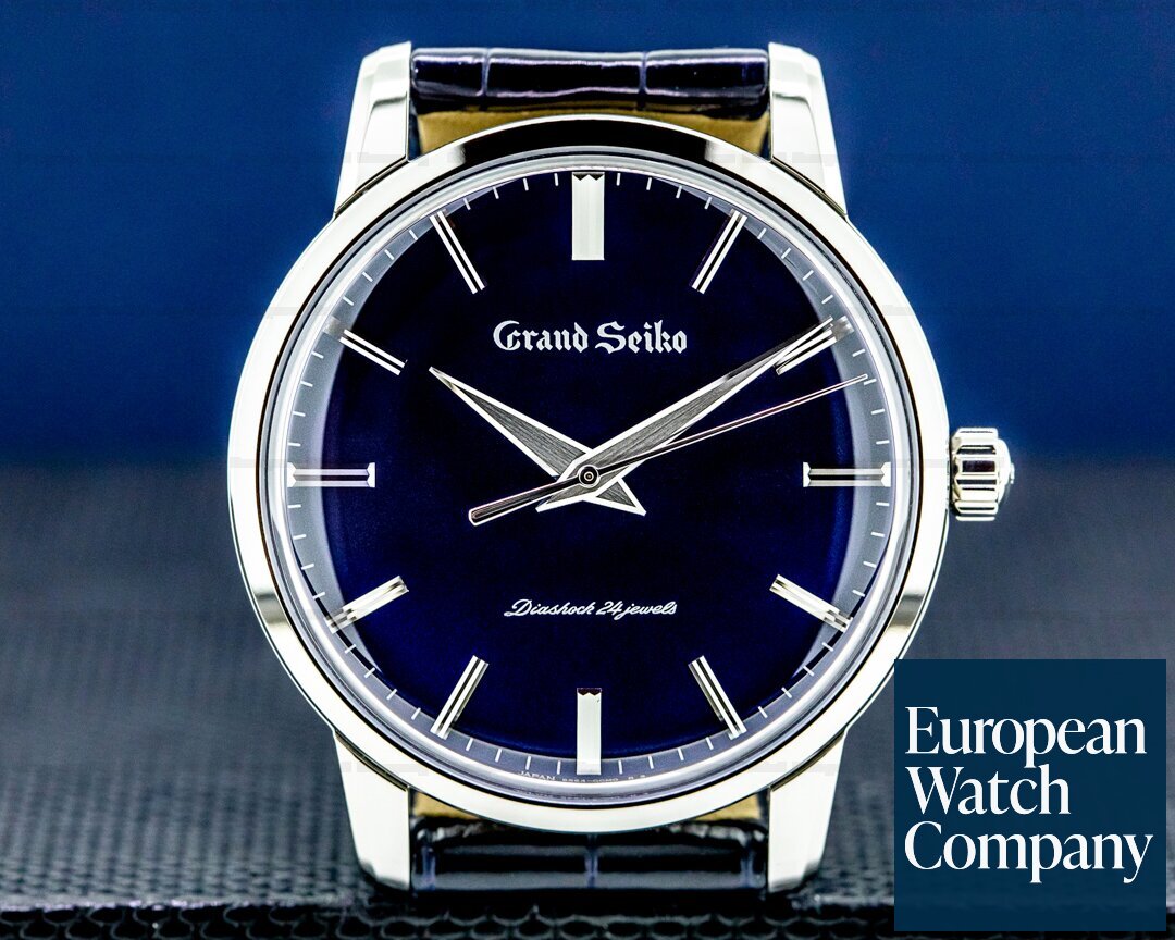 Grand Seiko SBGW259 Grand Seiko Tribute to 1960 Limited Edition Titanium /  Blue Dial (38320) | European Watch Co.