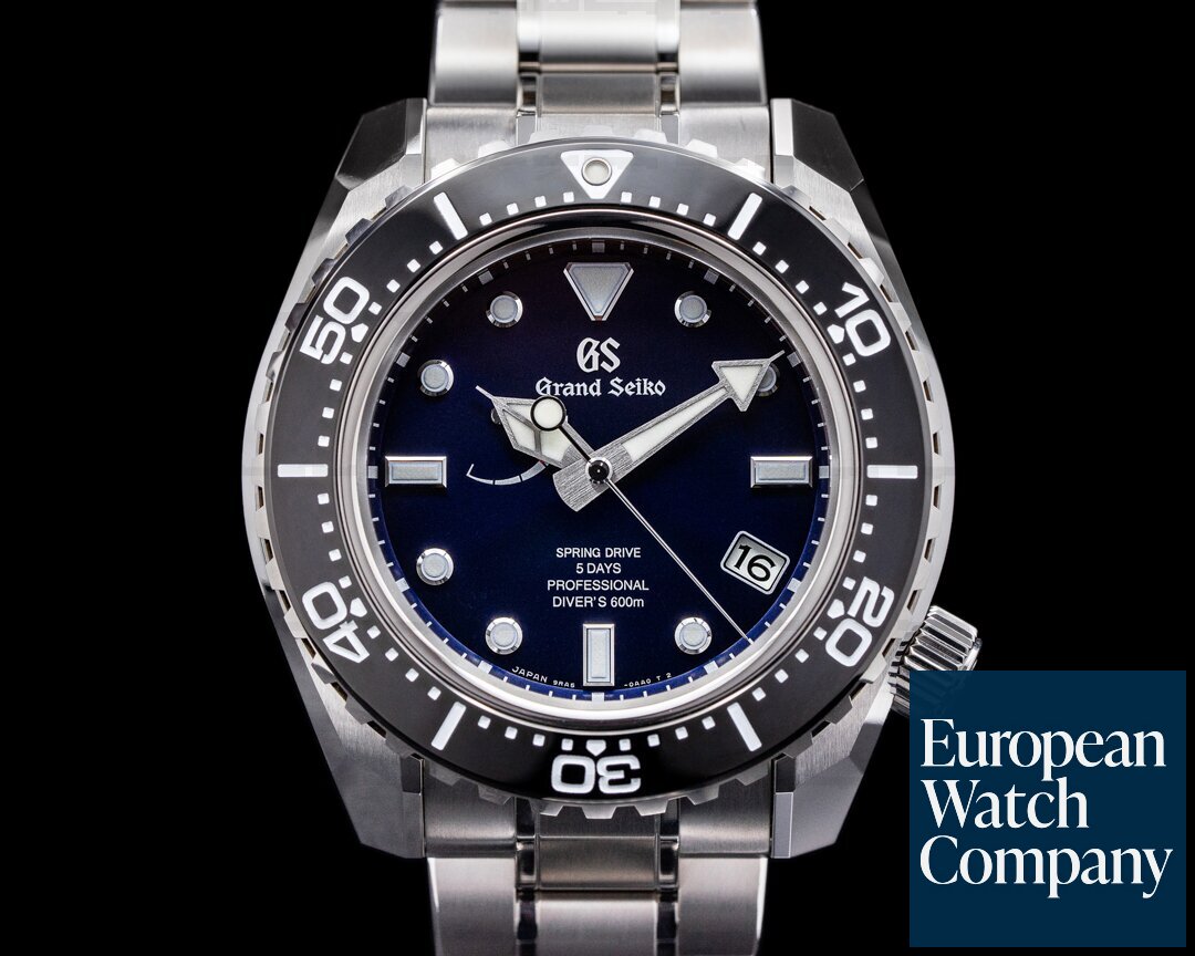 Grand Seiko SLGA001 60th Anniversary Limited Edition Professional Divers'  600M (38882) | European Watch Co.