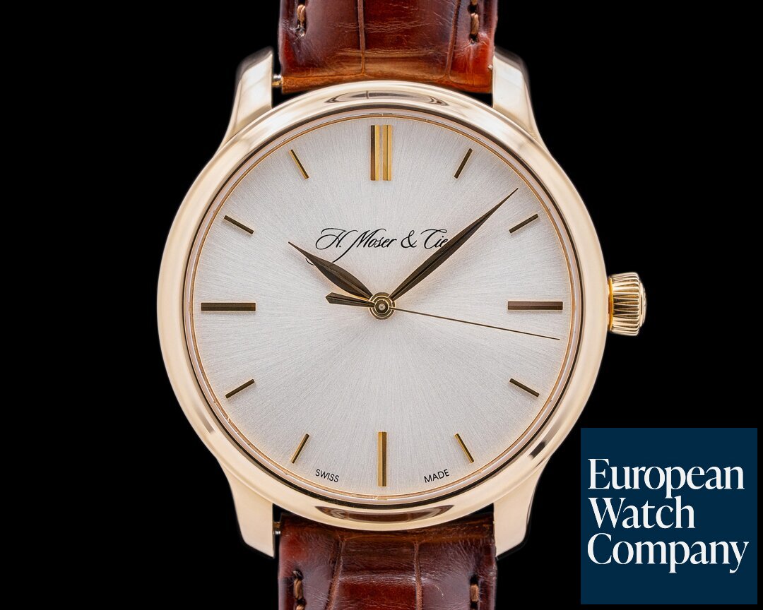H. Moser and Cie. 1343-0100 Endeavour Centre Seconds 18k Rose Gold