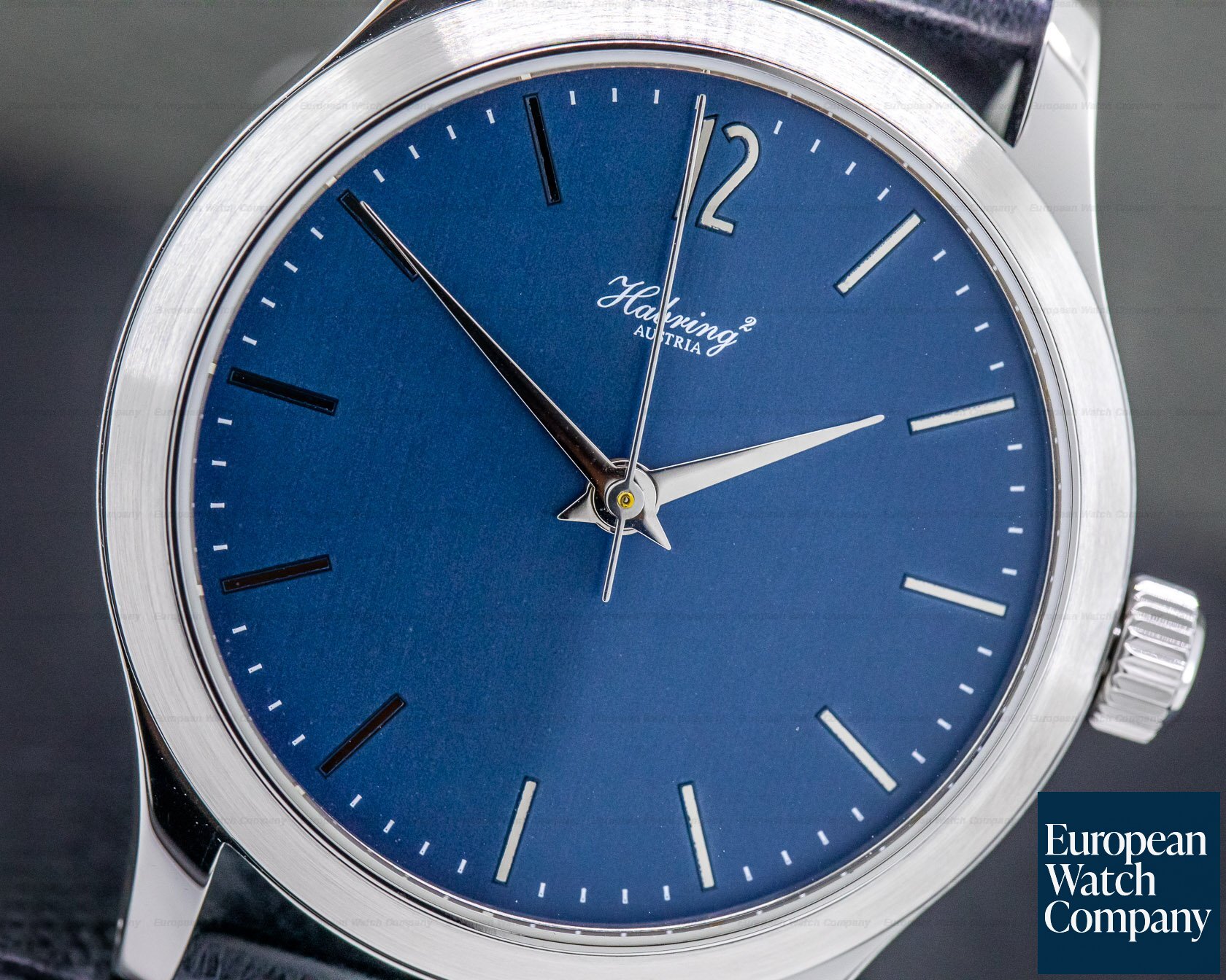 Habring Habring Erwin Jumping Seconds Blue Dial Stainless Steel Ref. ERWIN