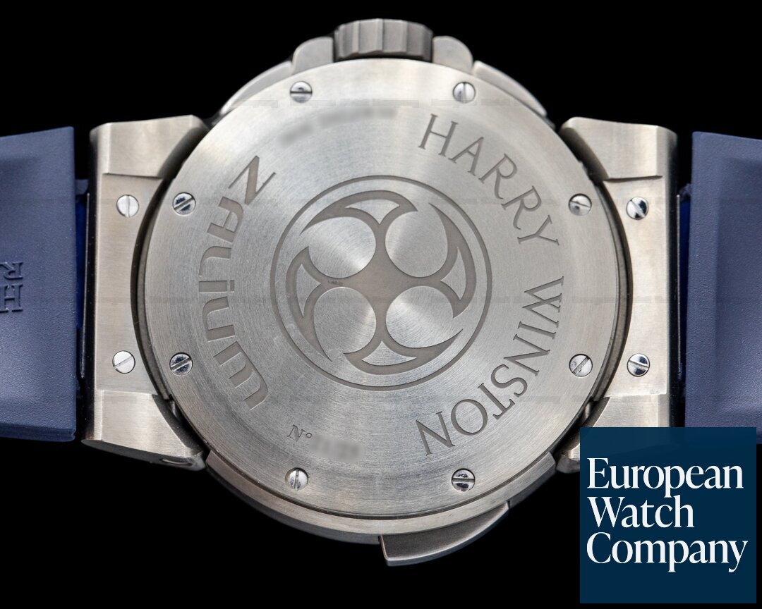 Harry Winston Ocean Dual Time GMT Zalium Limited Edition Ref. 400-MATZ44Z