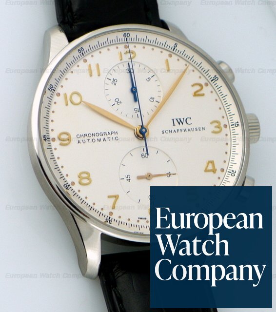 IWC Portugieser Chronograph Steel White Dial Ref. 3714-01
