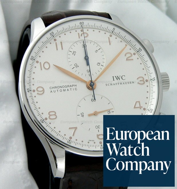 IWC Portugieser Chronoograph Steel White Dial Ref. 3714-01