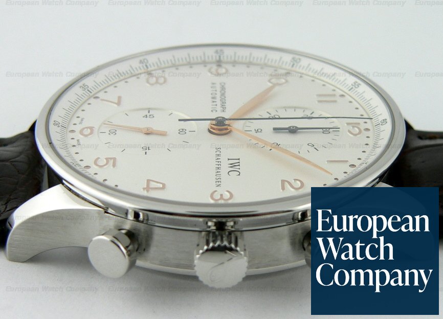 IWC Portugieser Chronoograph Steel White Dial Ref. 3714-01
