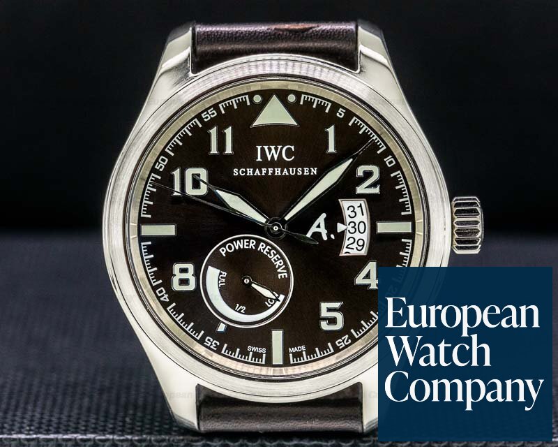 IWC Pilot Saint Exupery Power Reserve 18K White Gold Limited Ref. IW320102