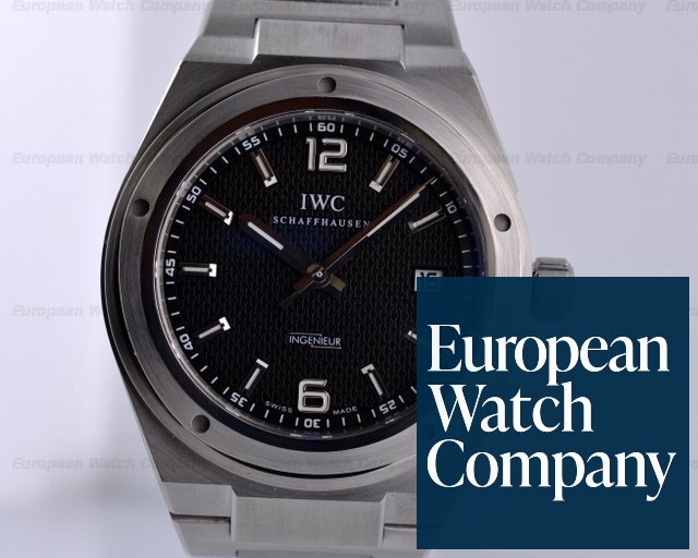 IWC IW322701 Ingenieur Automatic SS/SS Black Dial 42MM
