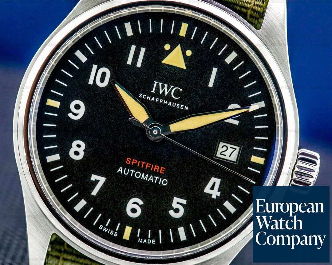 IWC Pilots Watch Automatic Spitfire SS/Textile Strap UNWORN Ref. IW326801