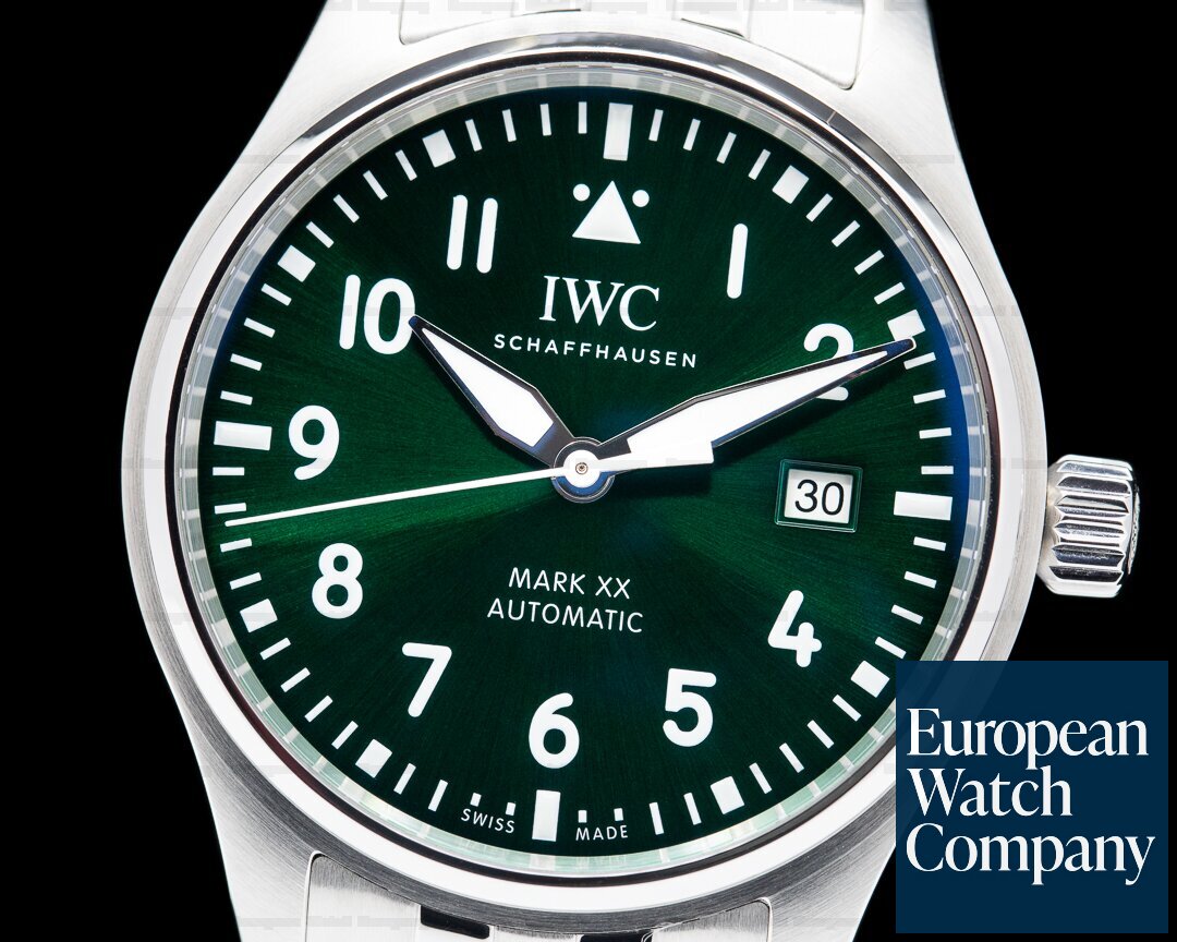 IWC Mark XX SS Bracelet Green Dial Ref. IW328206