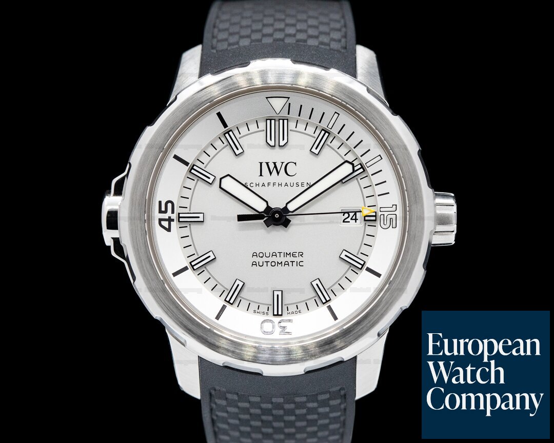 IWC IW329003 Aquatimer Automatic Silver Dial SS / Rubber