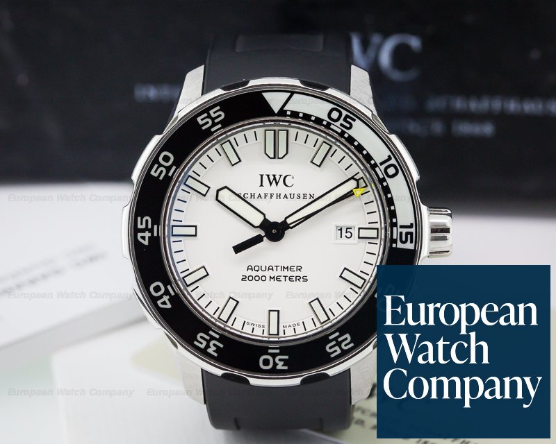 IWC IW356806 Aquatimer Automatic 2000 White Dial SS / Rubber 