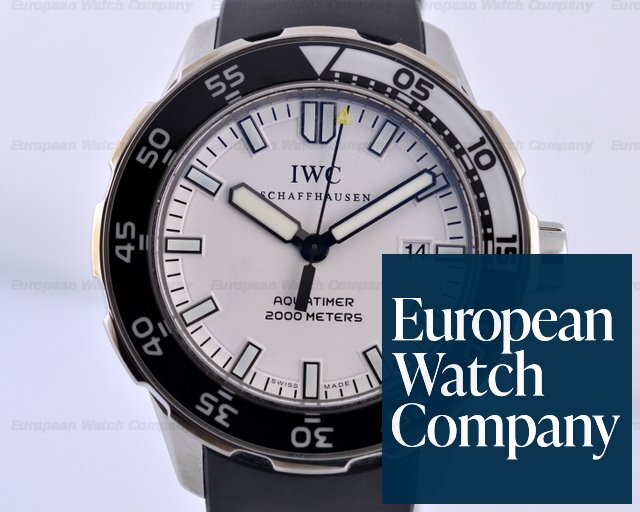 IWC Aquatimer Automatic 2000 White Dial SS / Rubber 44MM Ref. IW356806