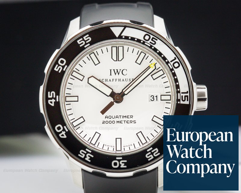 IWC Aquatimer Automatic 2000 White Dial SS/Rubber Ref. IW356811