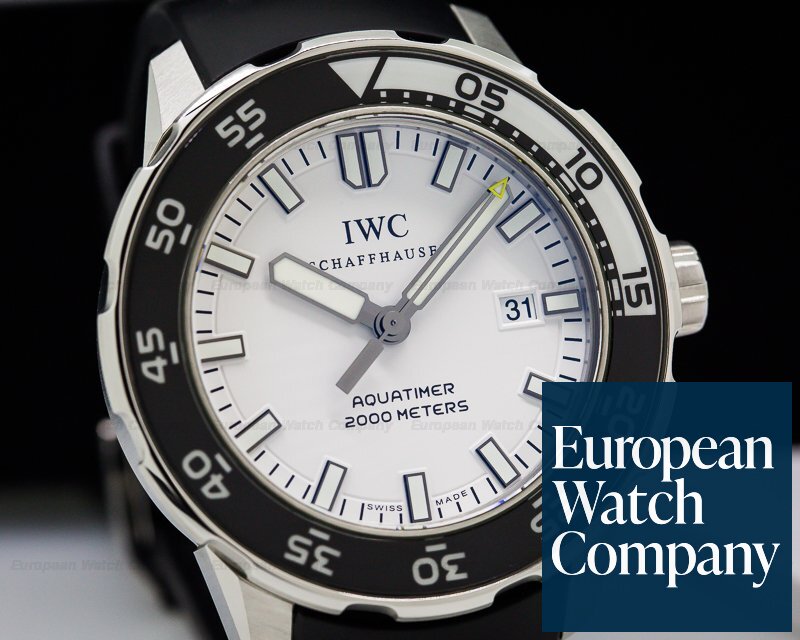IWC Aquatimer Automatic 2000 White Dial SS/Rubber Ref. IW356811