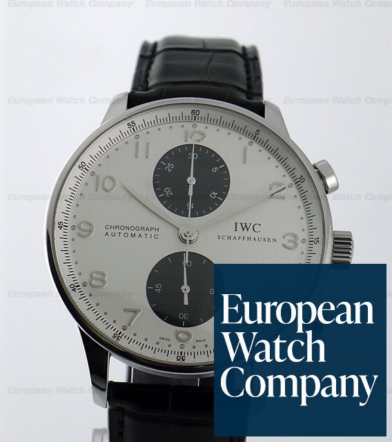 IWC Portugieser Chronograph Silver Dial / Black Subdials Ref. IW371411