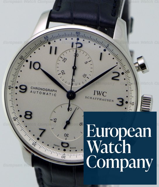 IWC Portugieser Chronograph SS Blue Ref. IW371417