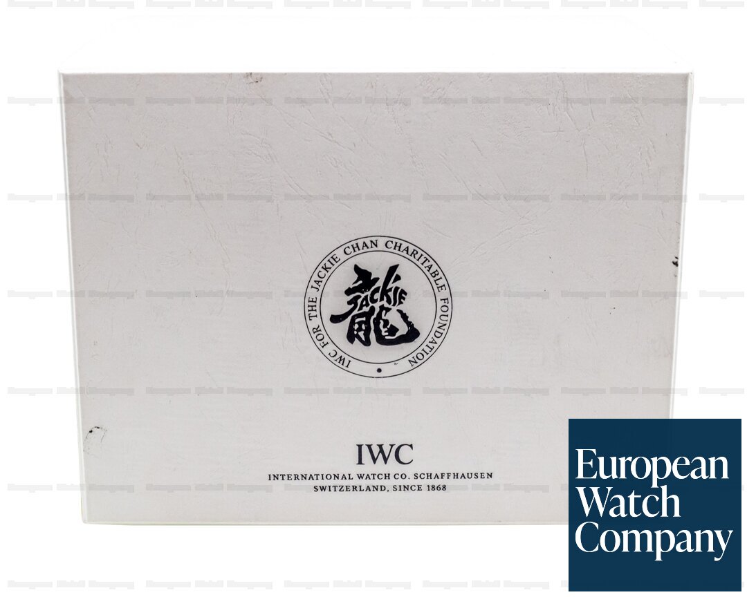 IWC Portuguese Chronograph JACKIE CHAN Charitable Foundation 18k RG Limit Ref. IW371433