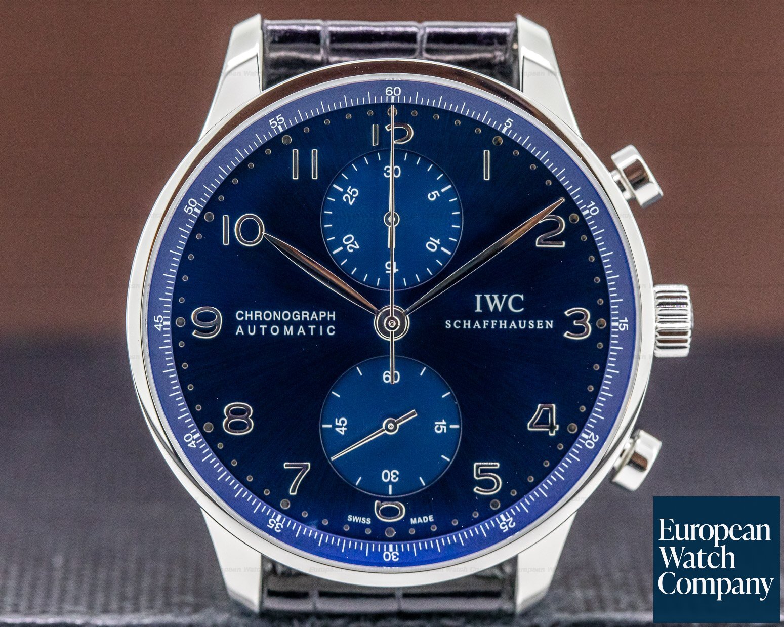 IWC Portuguese Chronograph SS Blue Dial Ref. IW371491