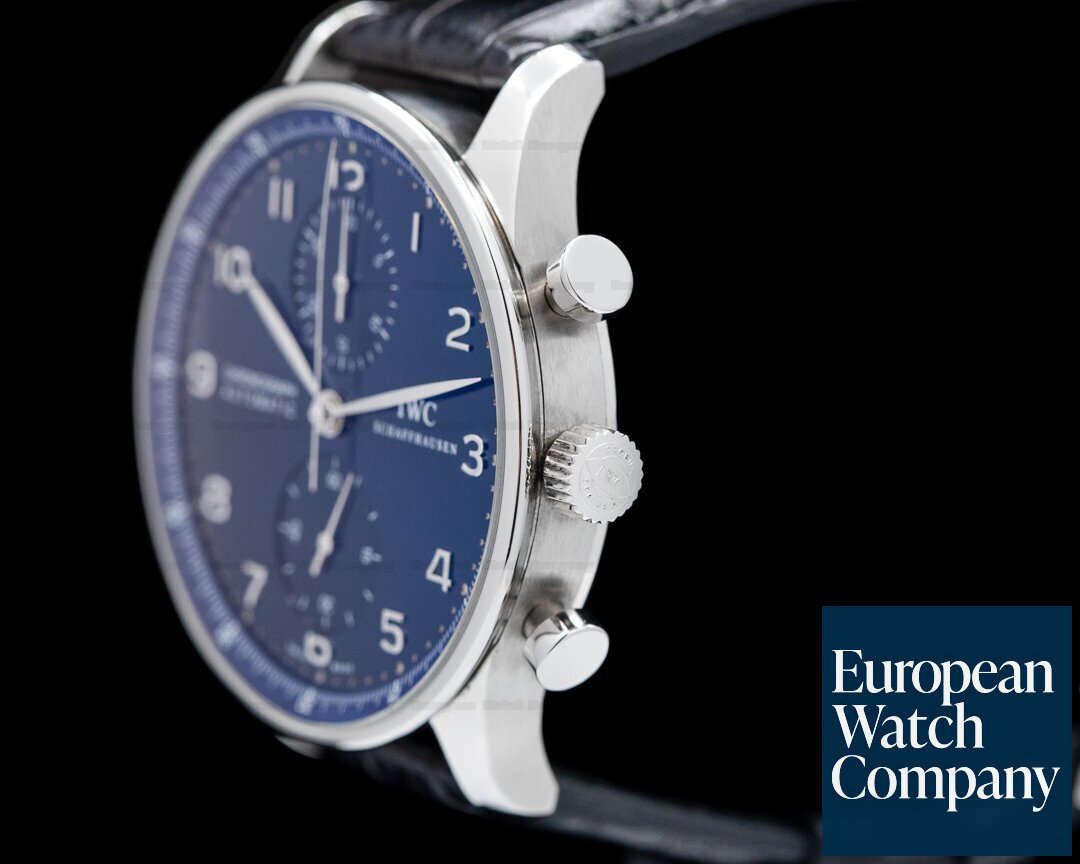 IWC Portuguese Chronograph SS Blue Dial Ref. IW371491