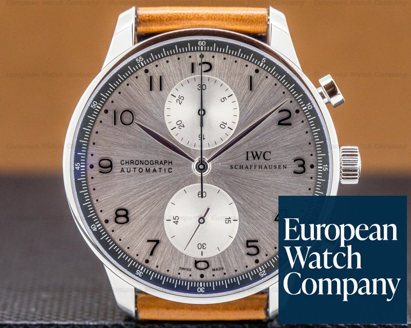 IWC Portuguese Chronograph LTD Zurich Boutique SS Silver Dial Ref. IW371493