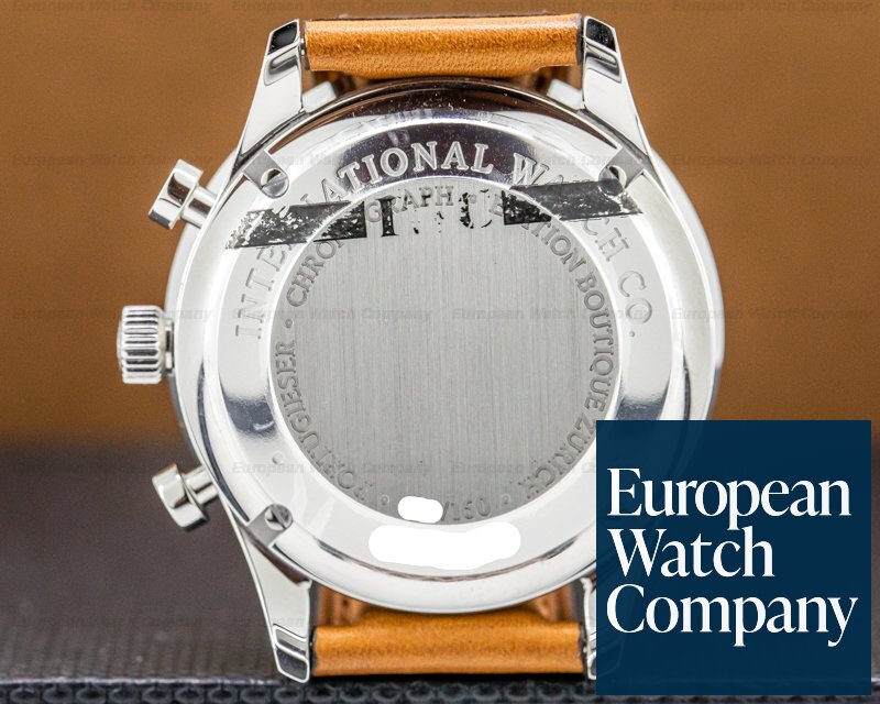 IWC Portuguese Chronograph LTD Zurich Boutique SS Silver Dial Ref. IW371493