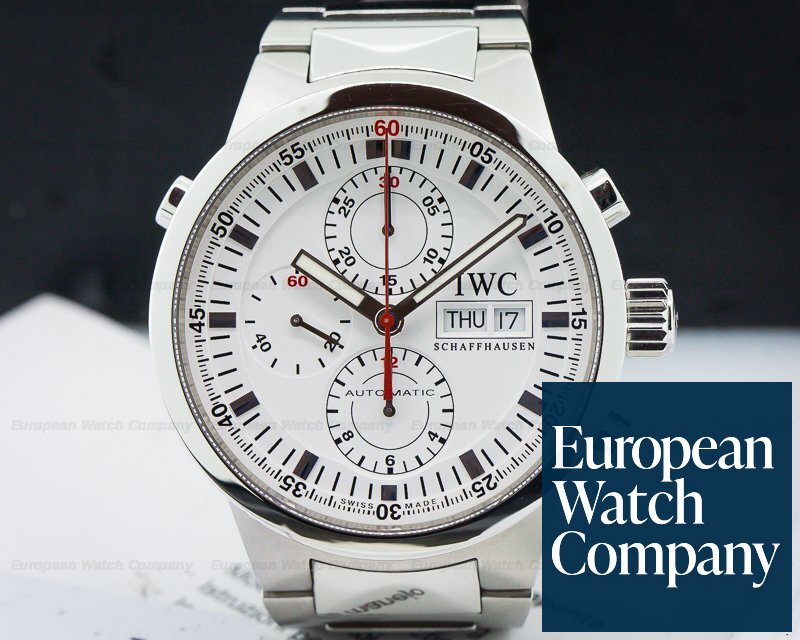 IWC GST Split Second Chronograph SS White Dial Ref. IW371523