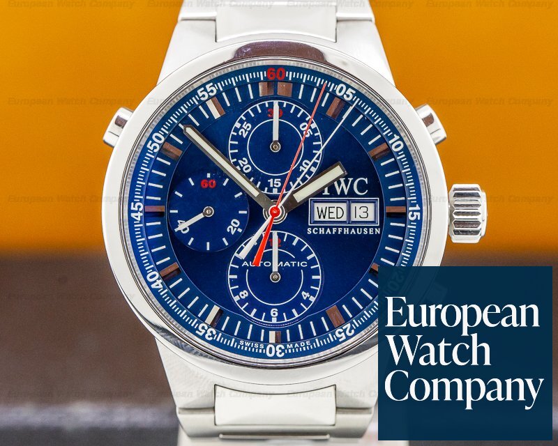 IWC GST Split Second Chronograph SS Blue Dial Ref. IW371528