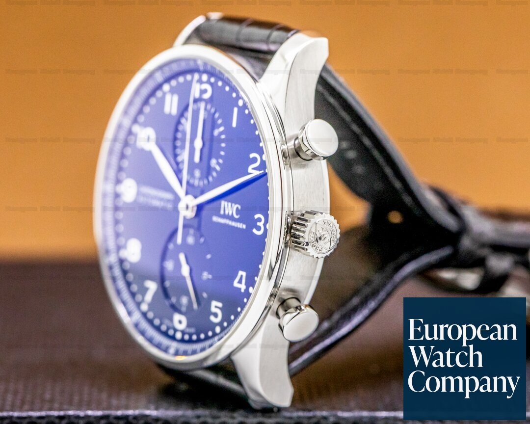 IWC Portugieser Chronograph Blue Dial Edition 150 Years LIMITED Ref. IW371601
