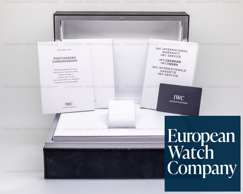 IWC Portuguese Chronograph SS Lacquered Dial 150th Anni Limited Ref. IW371602