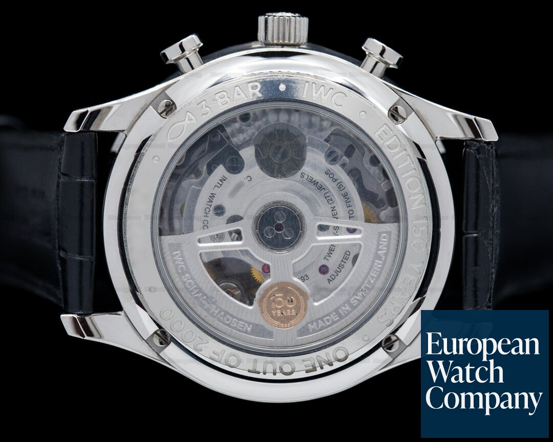 IWC Portuguese Chronograph SS Lacquered Dial 150th Anniversary Limited Ref. IW371602