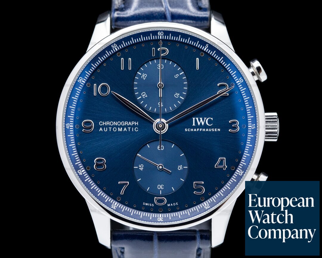 IWC IW371606 Portuguese Chronograph SS Blue Dial 2021