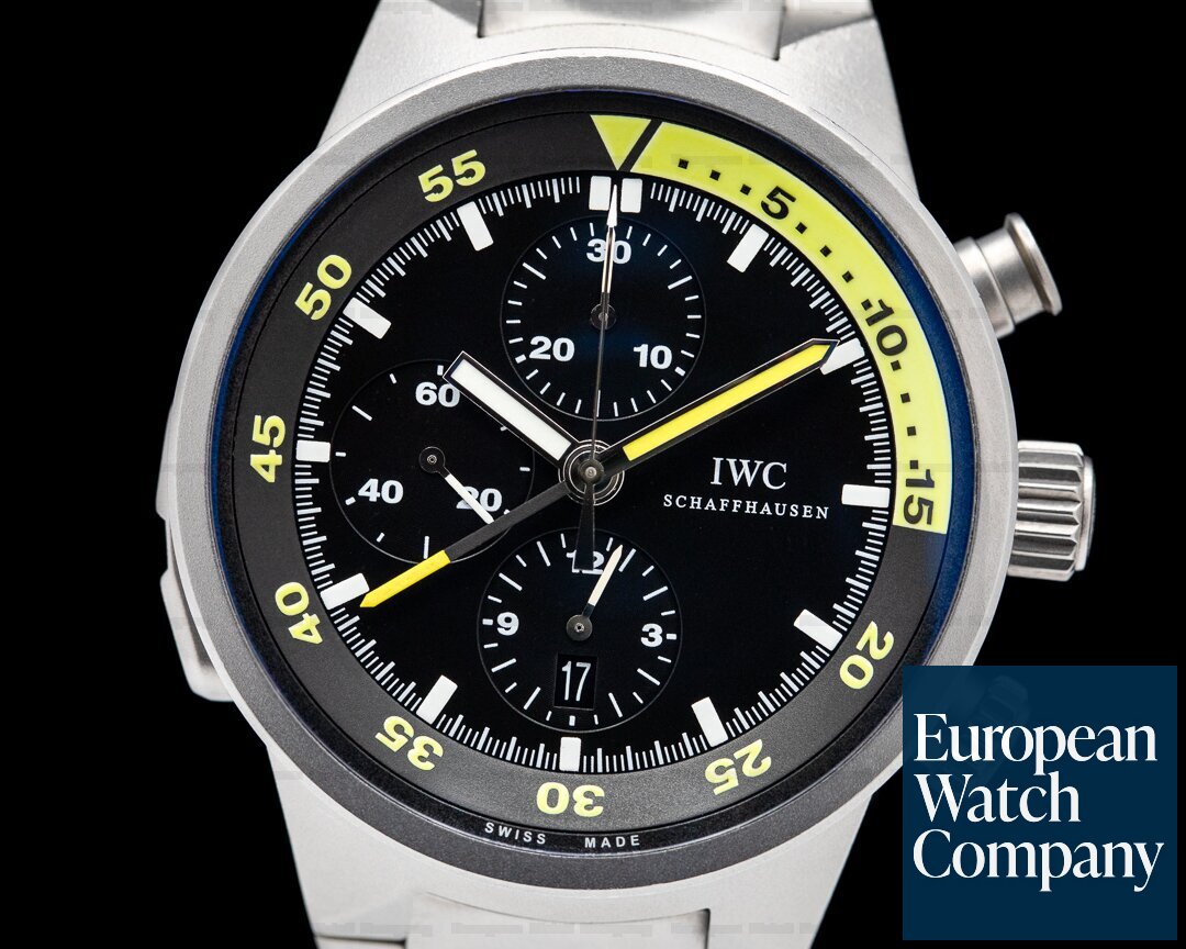 IWC Aquatimer Split Minute Chronograph Titanium Black Dial Ref. IW372301
