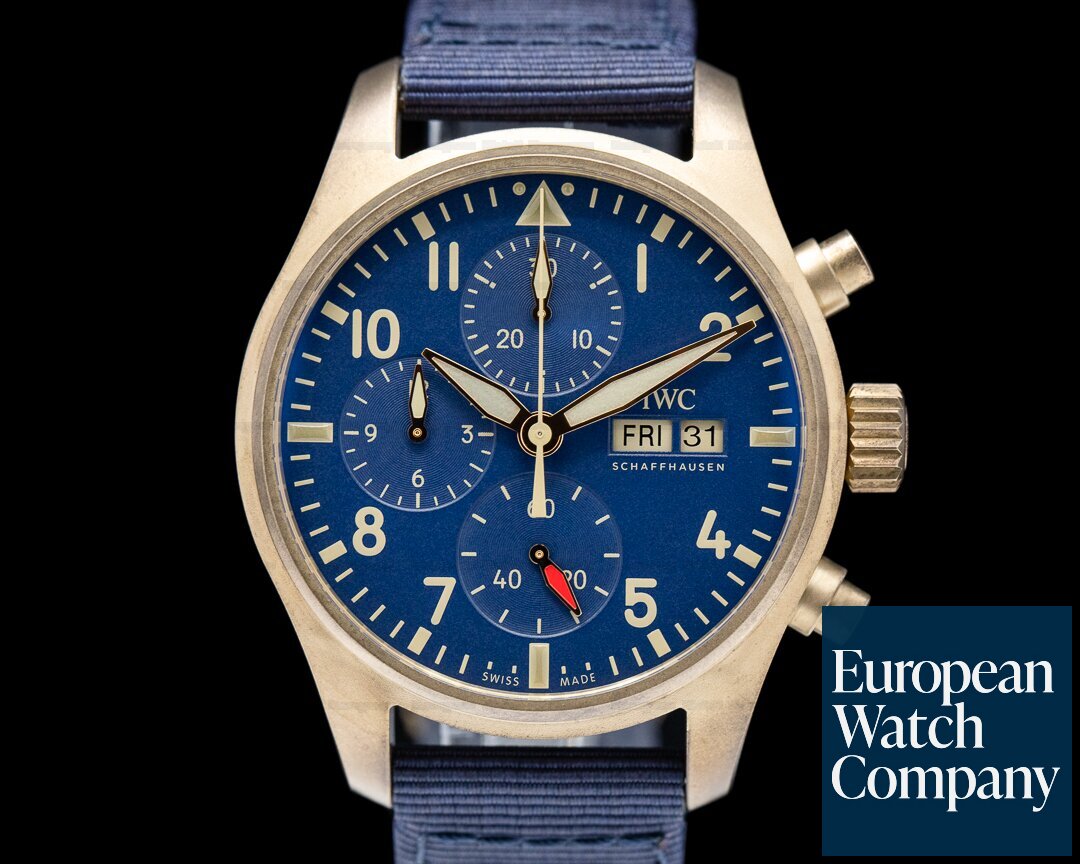 IWC IW388109 Pilots Watch Chronograph 41mm Bronze Blue Dial 2022