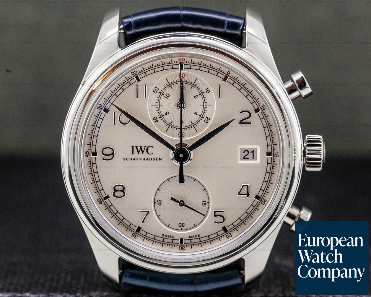 IWC Portuguese Chronograph Classic SS / Silver Dial Ref. IW390403
