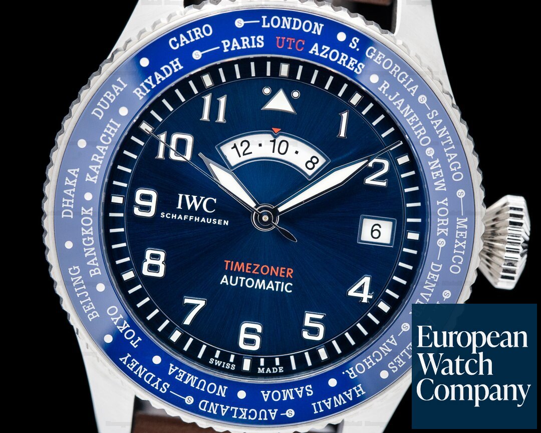 IWC Pilots Watch Timezoner IW395503 LE PETIT PRINCE Blue Dial Ref. IW395503