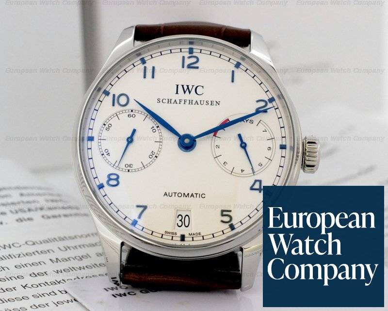 IWC IW500107 Portuguese 7 Day Automatic SS 