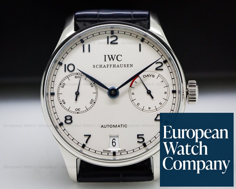 IWC Portuguese 7 Day Automatic SS Ref. IW500107