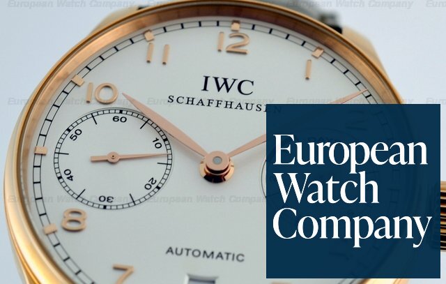 IWC Portugieser 7 Day 18K Red Gold 42.3MM NEW Ref. IW500113