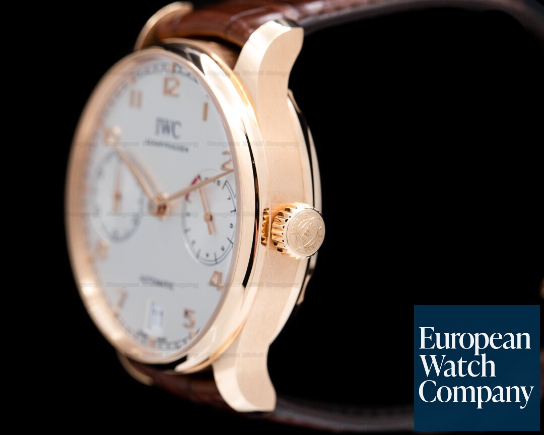 IWC Portuguese 7 Day Automatic 18K Rose Gold 2019 Ref. IW500701