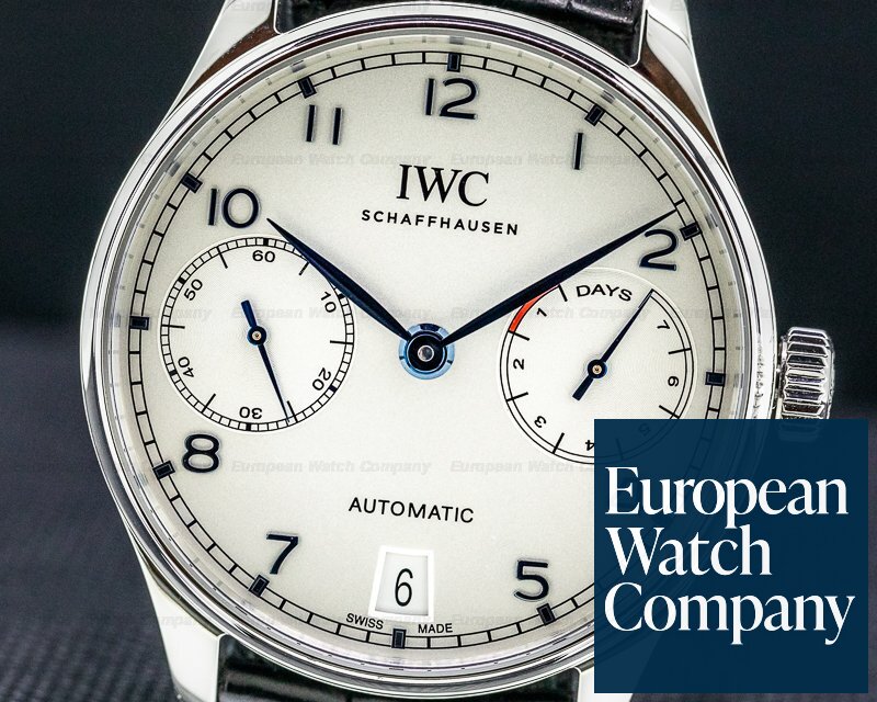 IWC Portugieser 7 Day Automatic SS Silver Dial Ref. IW500705