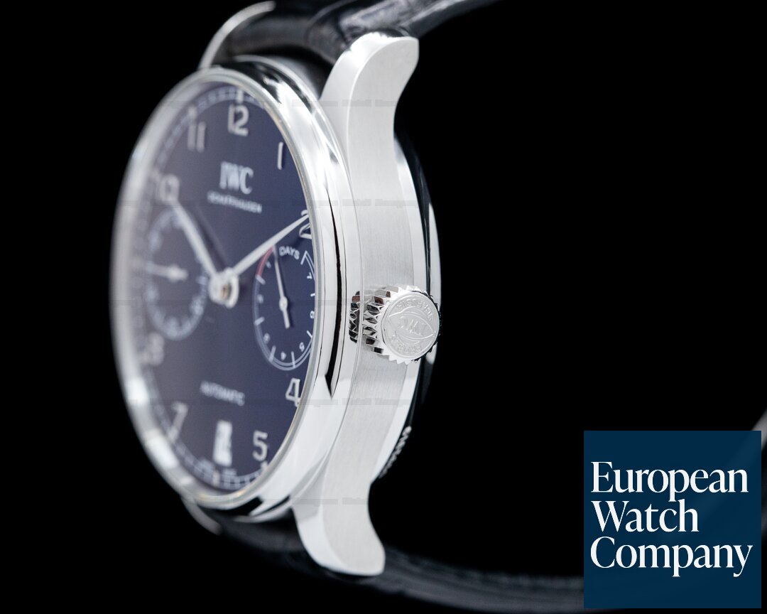 IWC Portugieser 7 Day Automatic SS Blue Dial Ref. IW500710