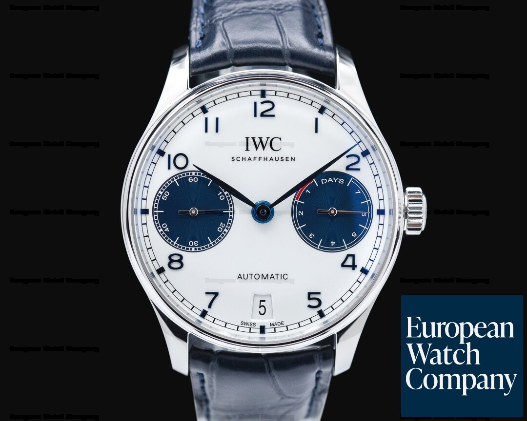 IWC IW500715 Portugieser 7 Day Automatic SS Silver Dial