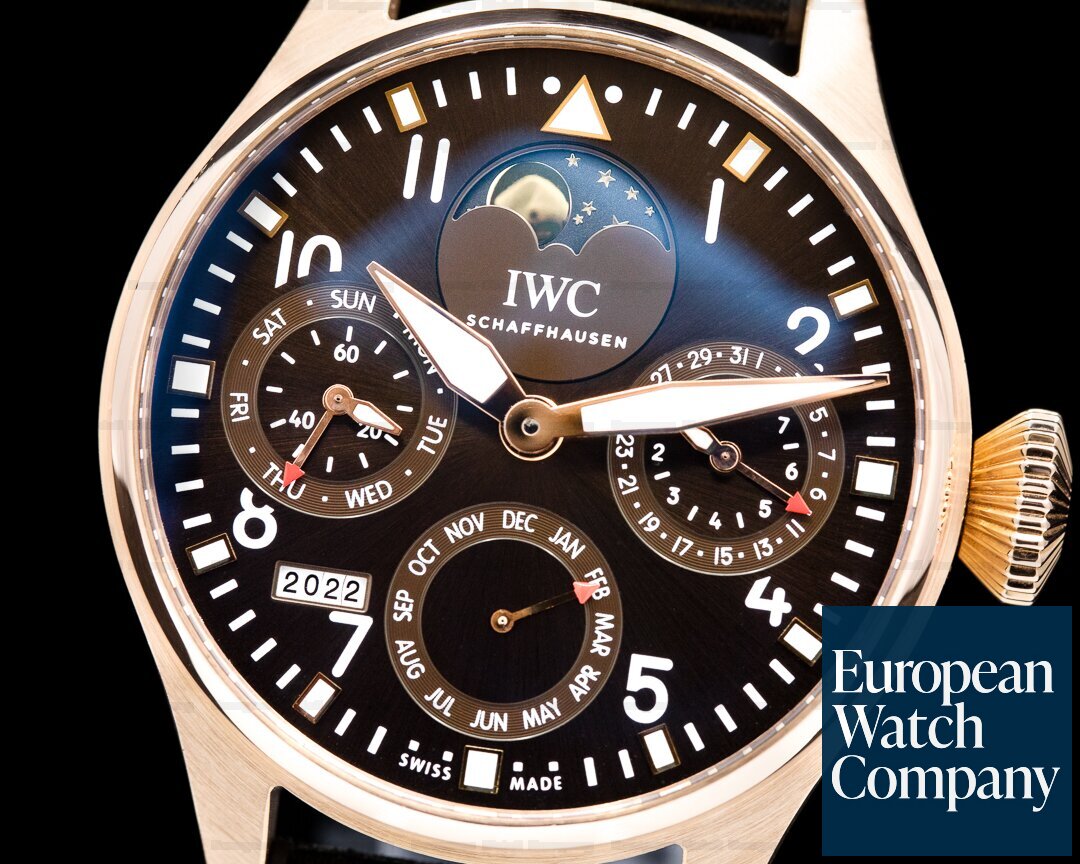 IWC Big Pilot Perpetual IW502804 Calendar Rose Gold Limited 50 Pieces Ref. IW502804