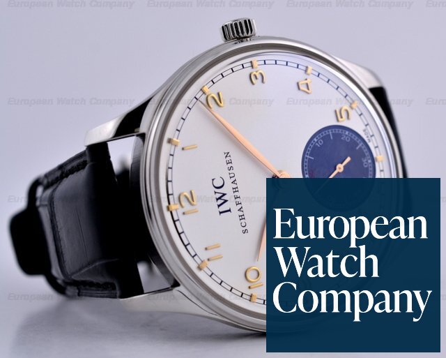 IWC Portuguese Hand Wound Silver Dial Ref. IW545405